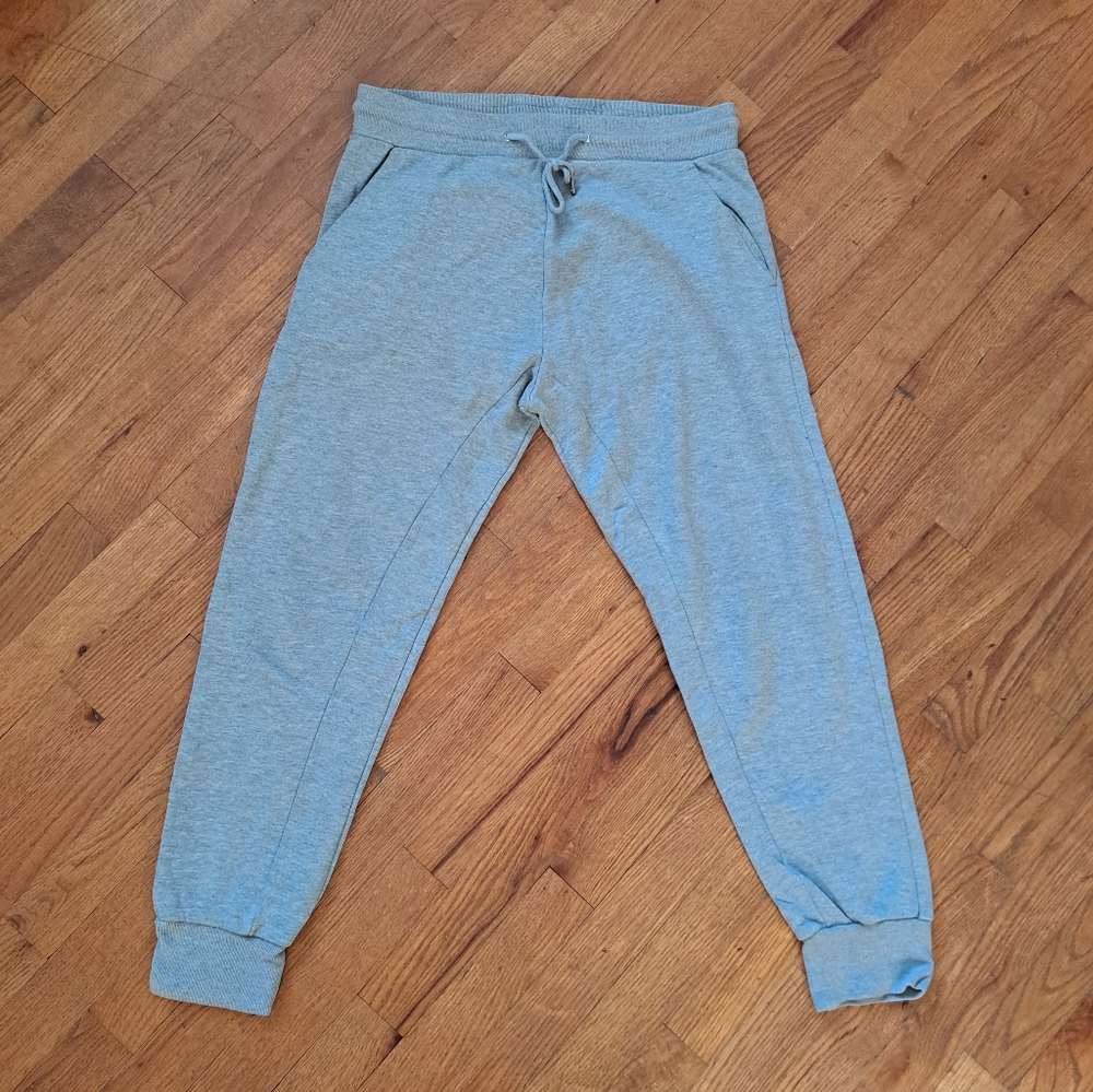 Zara Light Gray Jogger Sweatpants Sz M - Picture 2 of 7